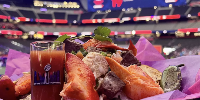 Baller Eats: Super Bowl Suites Serving Wagyu Hot Dogs, Surf & Turf Nachos, King Crab and More